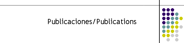 Publicaciones/Publications